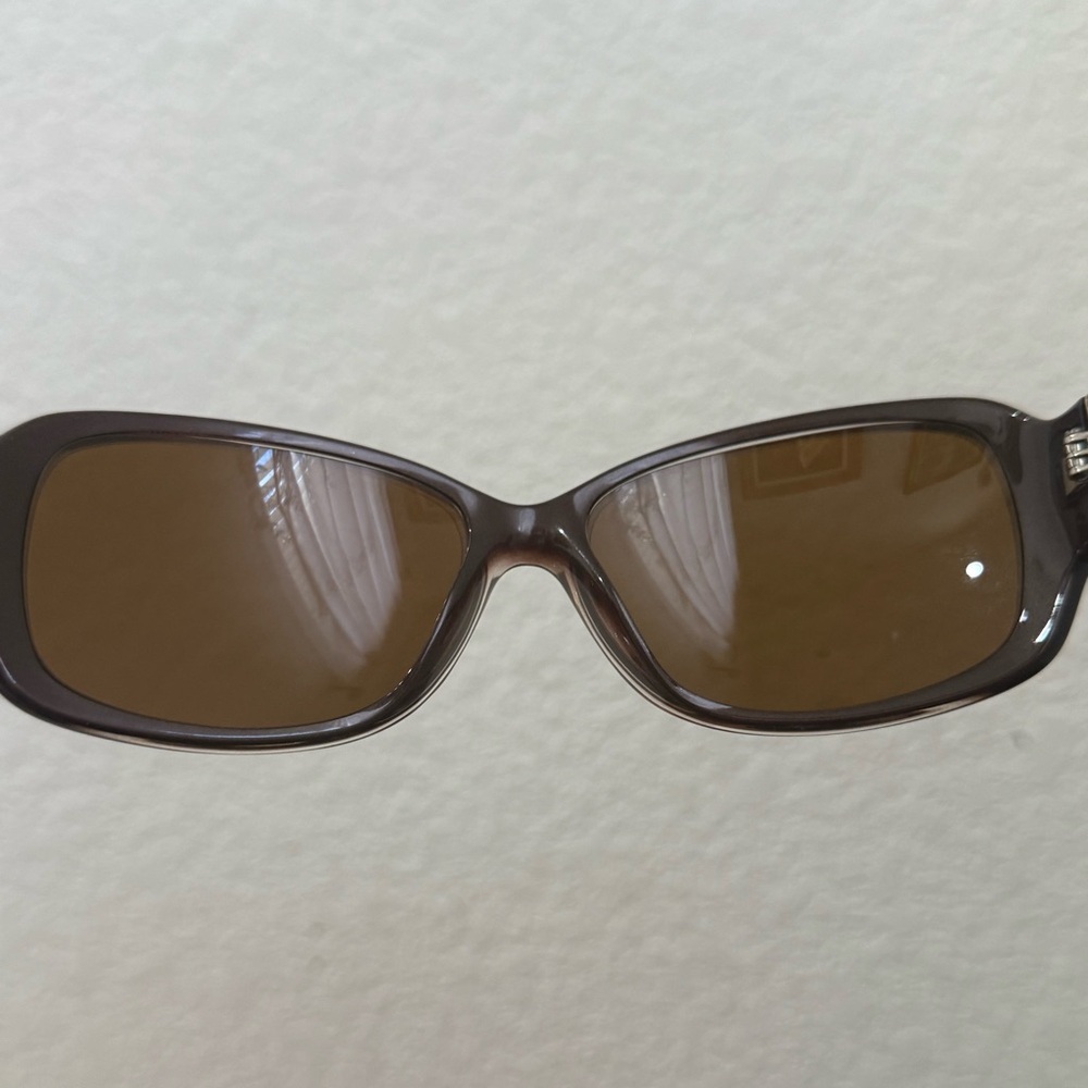 COACH S3005 Brown Gold Logo Arm -125/150? Nearsighted RX Prescription Sunglasses - Picture 9 of 16